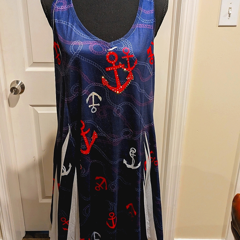 This is a really cute sailor dress